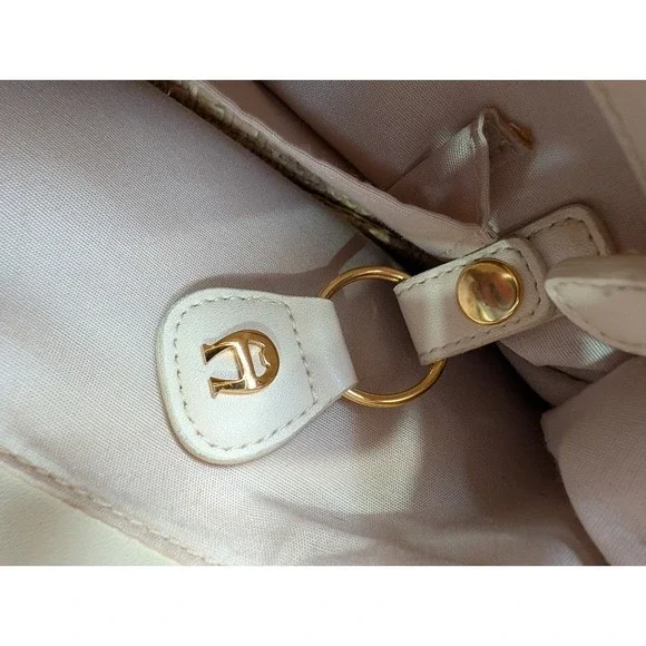 Vintage Etienne Aigner Woven Straw Shoulder Bag & Matching Wallet Braided Strap - Picture 3 of 4